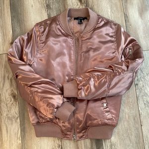Pink bomber jacket ladies.
